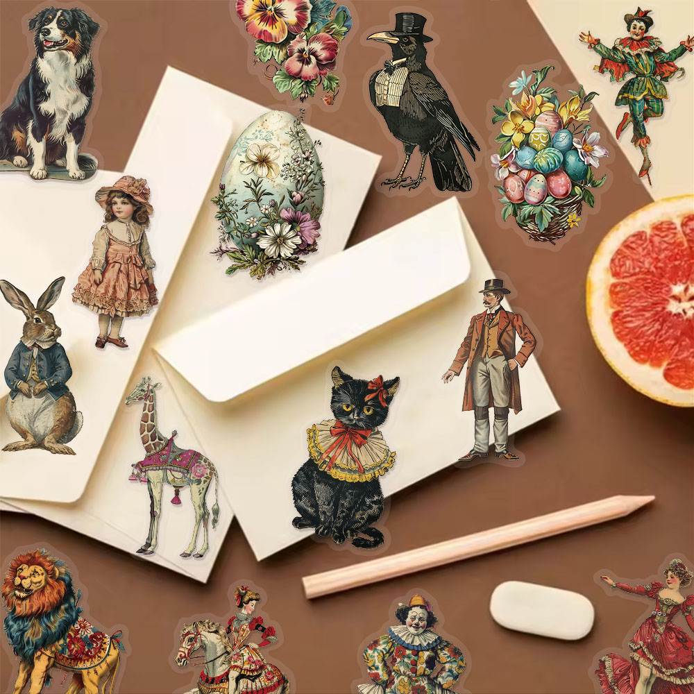 50PCS Victoria Dekoration Graffiti Aufkleber DIY Gepäck Notebook Skateboard Motorrad PET Wasserdichte Aufkleber