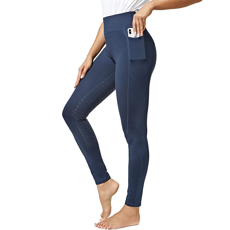 Sports Women's Fleece Lined Bootcut Horse Riding Pants Winter Full Seat Riding Tights with Pockets Equestrian Breeches