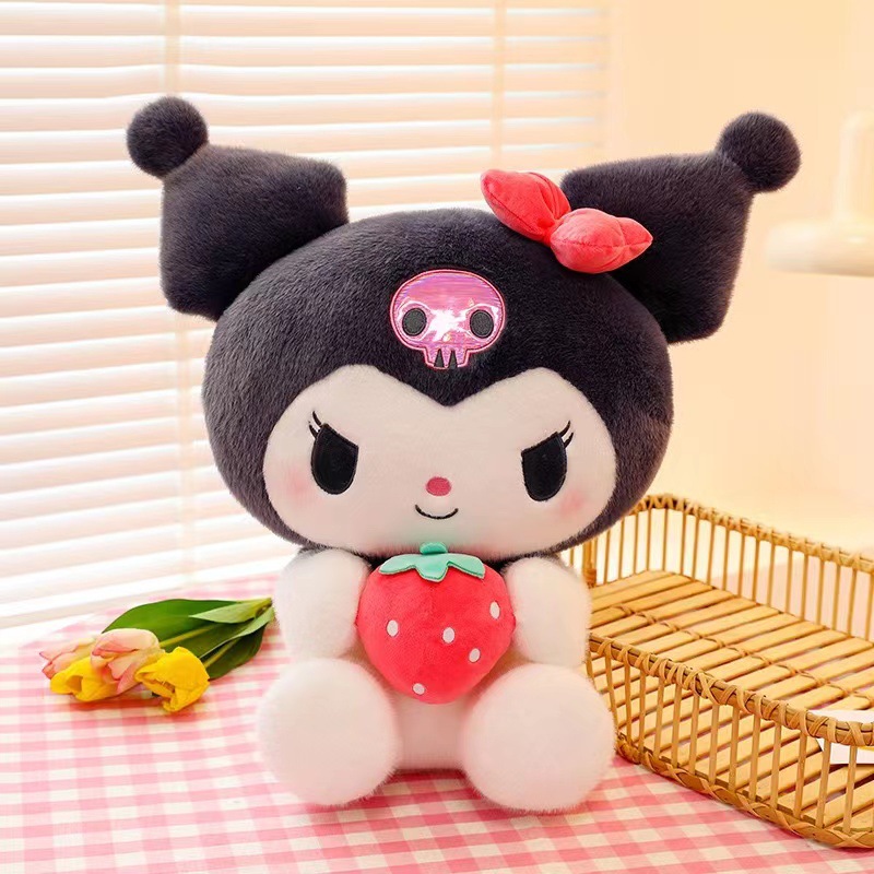 22/35 см Sanrio клубника Куроми подушка плюшевая игрушка для девочек мягкие игрушки в виде животных клубника мелодия кукла подарок