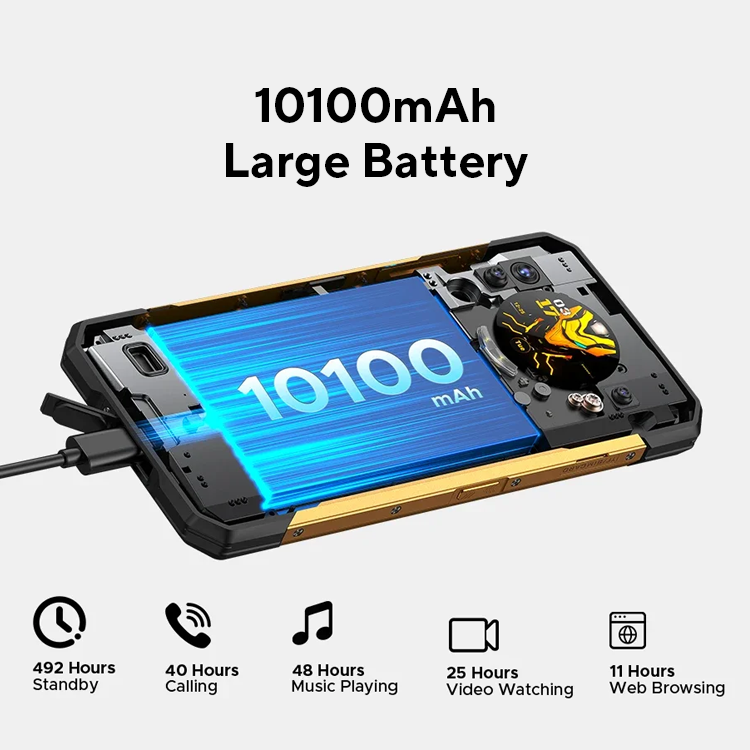 Première mondiale DOOGEE S200 X 5G téléphone robuste 12 + 512 Go Smartphone 6,72 "FHD + 120 Hz écran IPS dimension 7050 10100 mAh batterie 33 W