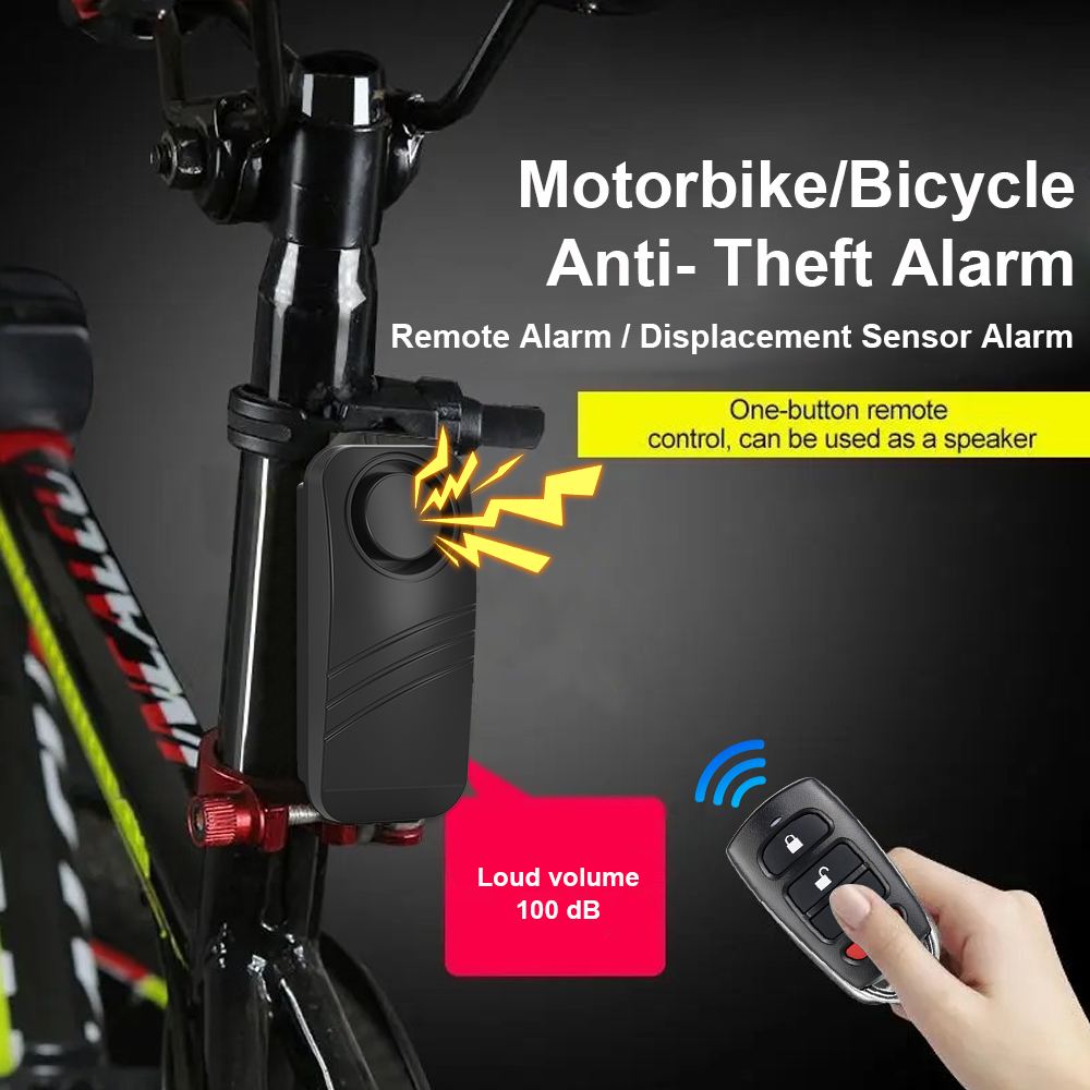 ONENUO-alarma inalámbrica para motocicleta, Control remoto, impermeable, antirrobo, para bicicleta eléctrica