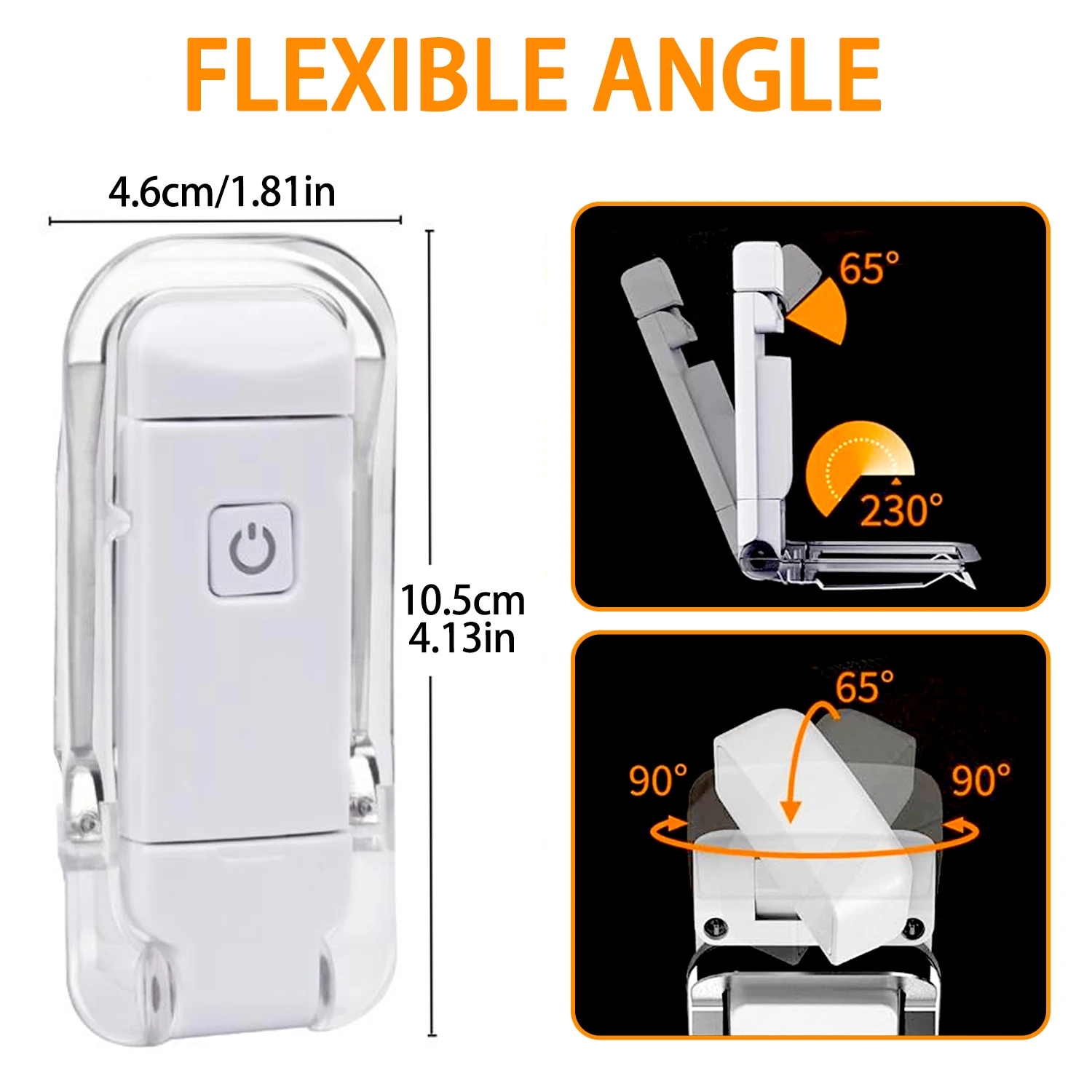 LED USB wiederaufladbare Buch Licht Leselicht Augenschutz Nachtlichter tragbare Clip Schreibtischlampe Lesezeichen Lesebuch Lampen