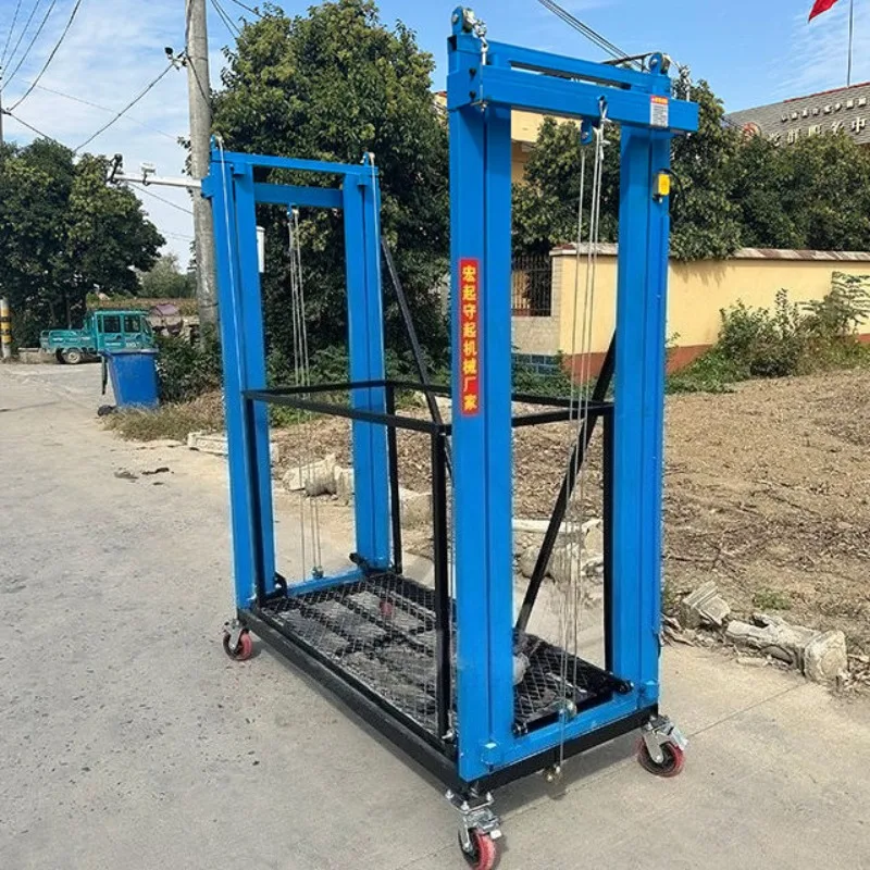 Customizable Electric Scaffolding Remote control Safety Lifting platform Home use Building decoration Folding Automatic