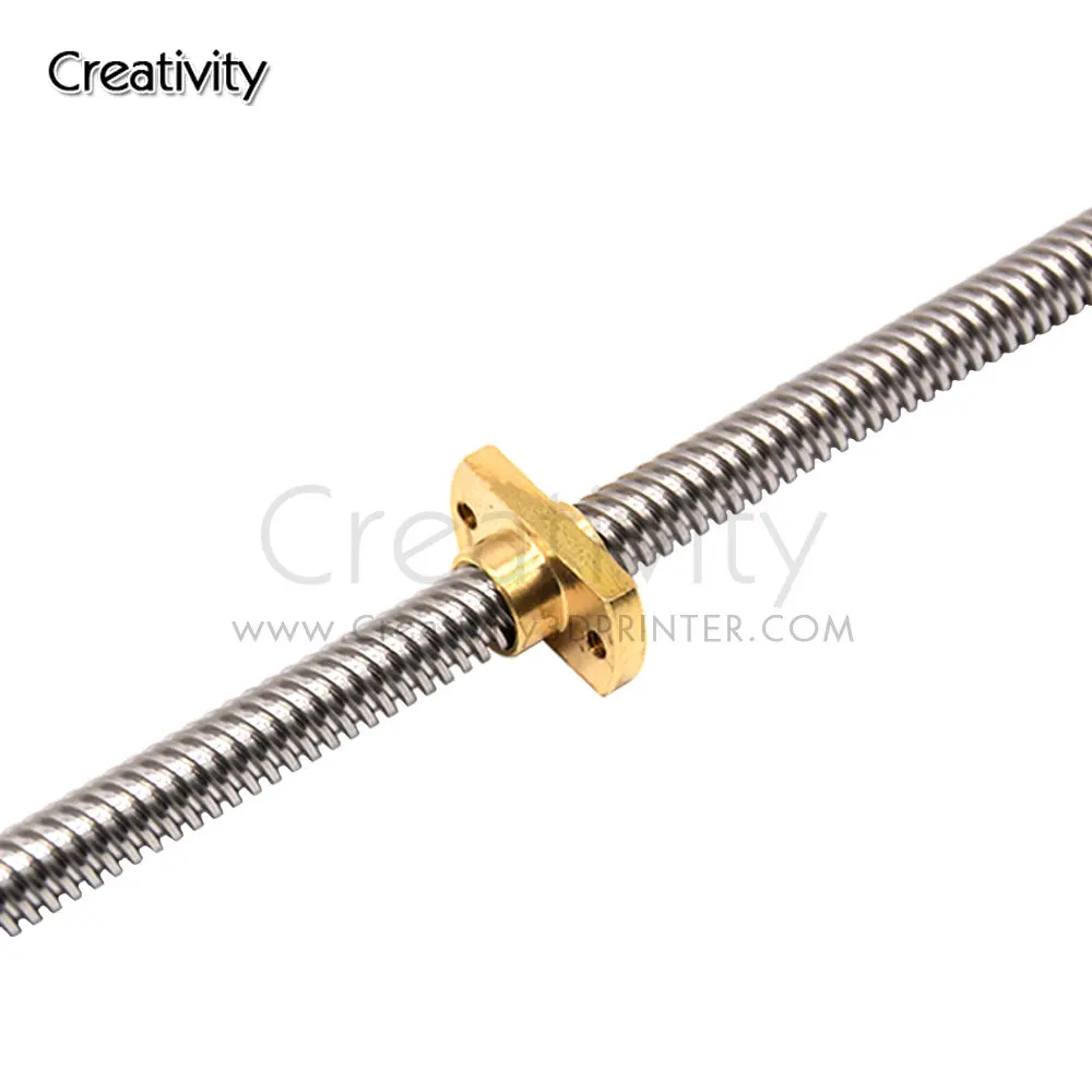 T8 * 8 Ender 3 Vít Dẫn Trục Z + Đồng Loại Hạt Dẫn 8MM 365/399/400MM Cho Ender-3 Ender-3 V2 Ender 6 CR-10S CR-10 V2 CR-6 SE I3