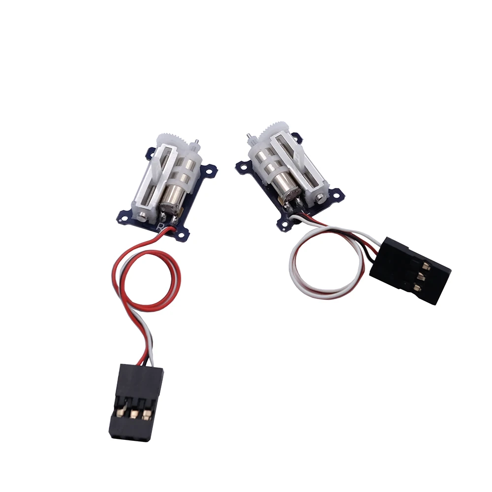Micro servo linéaire RC-2 pièces mise à niveau 9mm 1.5g servo linéaire numérique sans noyau pour mini avion (côté gauche JR)