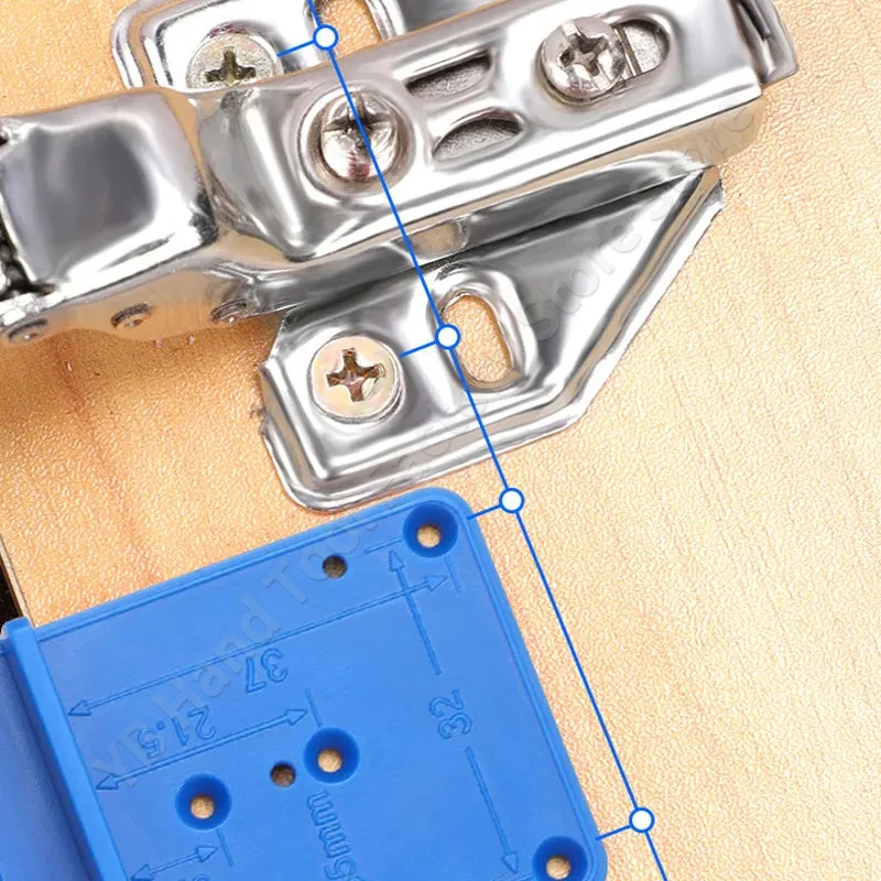 Hinge Hole Drilling Guides 35mm 40mm For Woodworking Cabinet Doors Hinge Install DIY Tool Punch Hinge Drill Hole Opener Locators