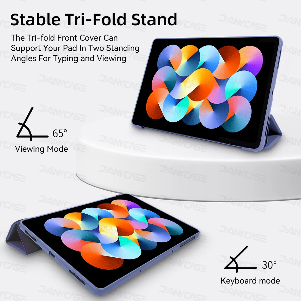 Capa protetora para Xiaomi Redmi Pad Pro, Acessórios Tablet, Flip Stand Case, PU, 11in 2023, 12.1 in, 2024