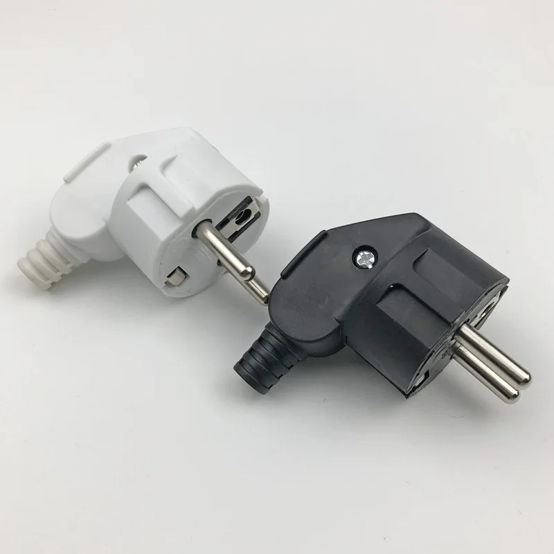 3 Pcs 4.8mm EU Schuko, Replaceable & Rewireable 250V 16A IP44 Socket Connector For Power Extension Cable