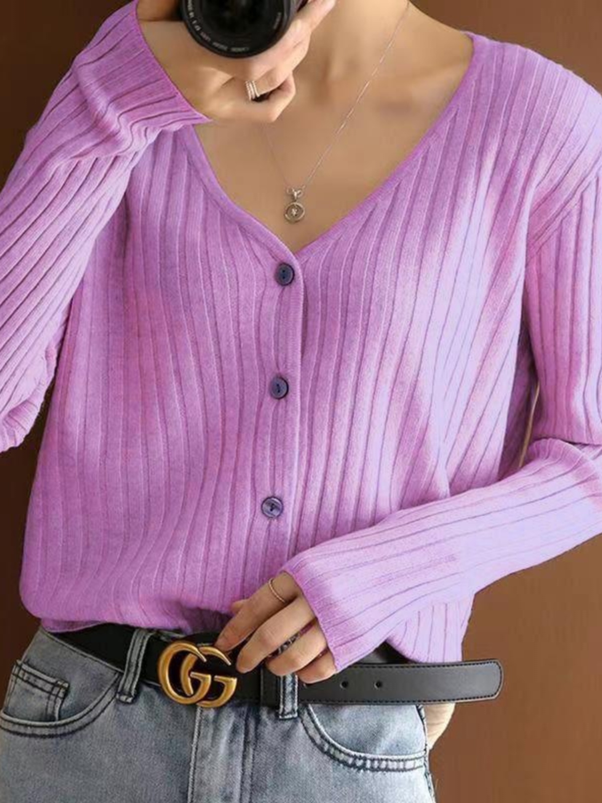 Cardigan de Malha Aberto para Mulheres, Novo Estilo Outono, Leve, Solto, Decote em V, Proteção Solar, Versátil