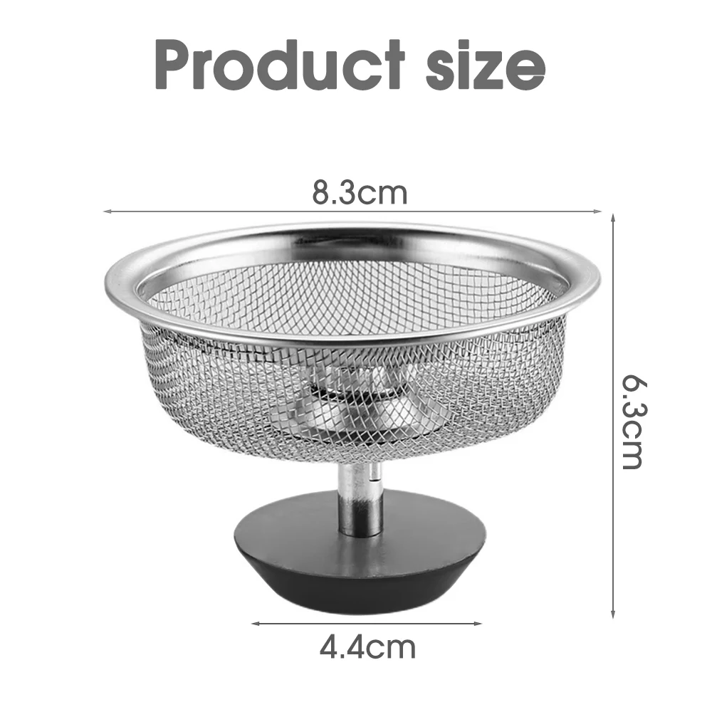 Küche Waschbecken Filter Edelstahl Anti-blocking Waschbecken Kanalisation Siebe Badezimmer Bodenabläufe Net Haar Catcher Müll Filter