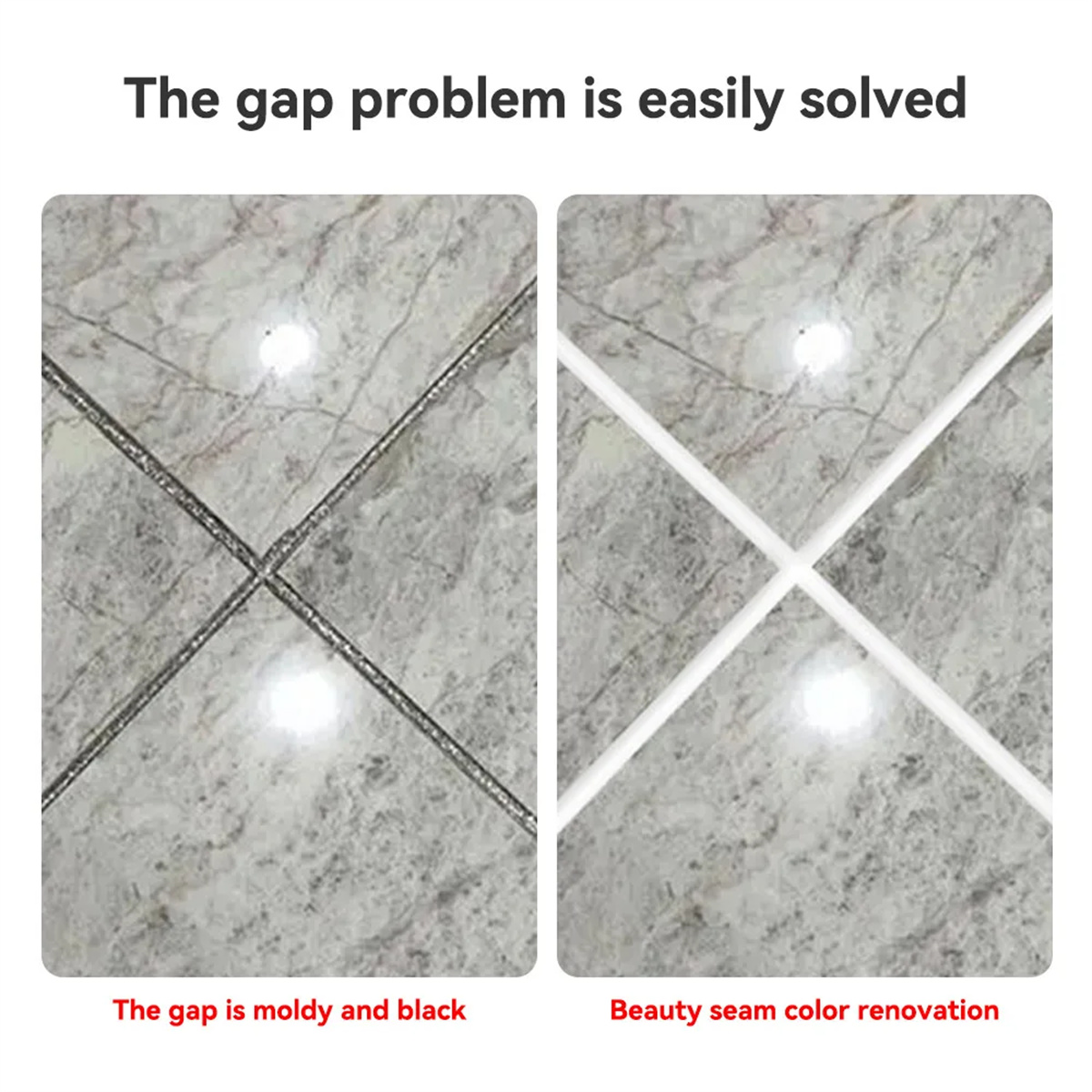 Marcador preto e bege à prova d'água, caneta de pintura para rejunte de azulejo, parede de banheiro, acessórios de ferramenta de decoração