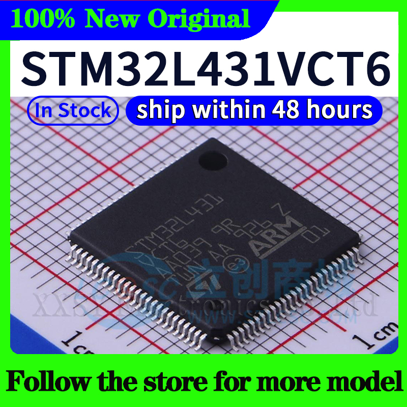 STM32L431RCT6 STM32L431CCT6 STM32L431CBT6 STM32L431CCU6 STM32L431VCT6 En stock Envío 48 horas