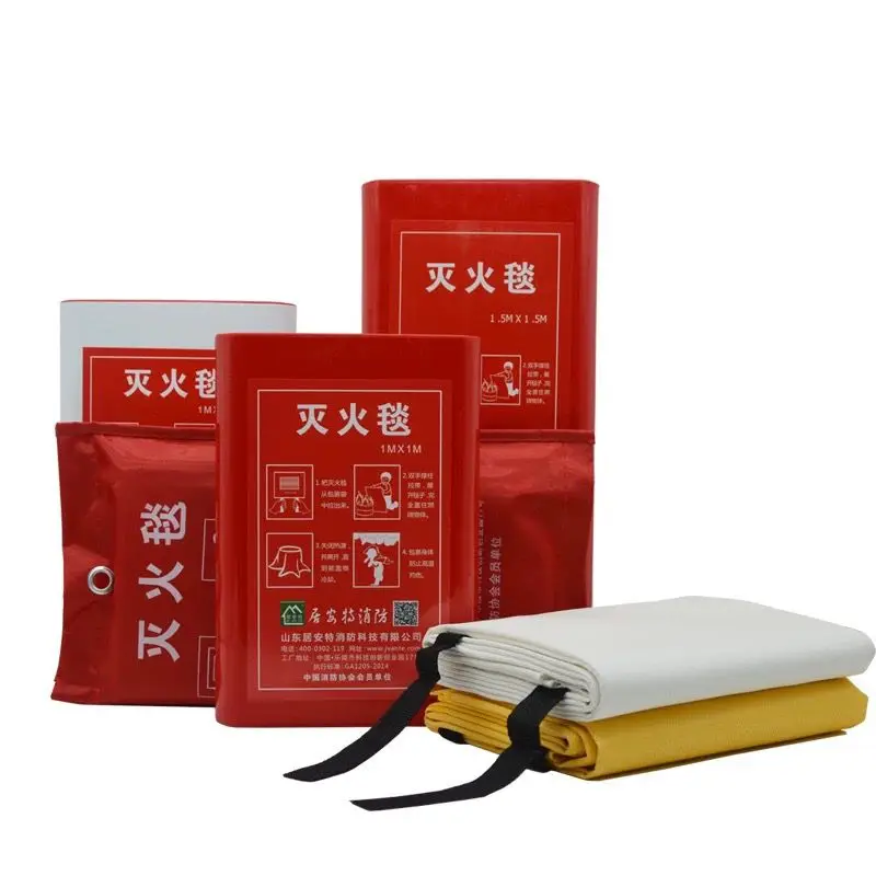 화재 담요, 소방용 소화기, 텐트 보트 비상 담요, 생존 화재 쉘터 안전 커버, 120x120cm