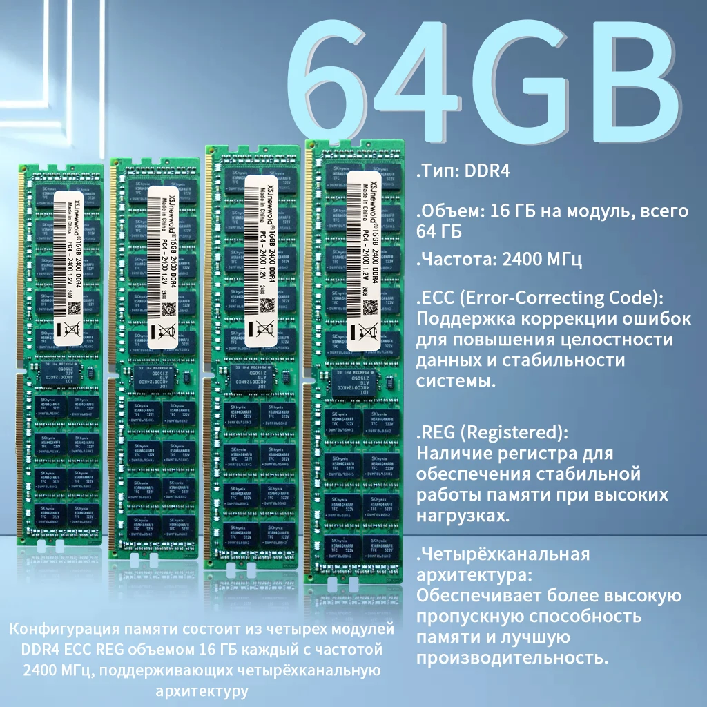 Комплект двойной материнской платы X99 с процессором LGA2011-3 и двумя процессорами Xeon E5 2680 V4, DDR4, 64 ГБ (4x16 ГБ), 2400 МГц ОЗУ, 8xNVMe M.2, 10xSATA3.0