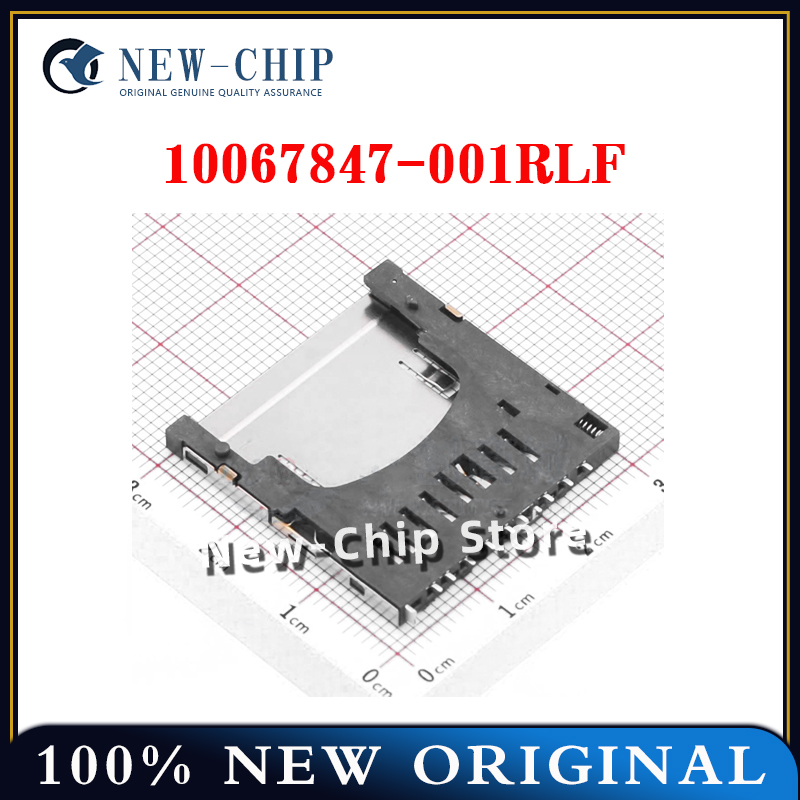 2pcs-50 teile/los 10067847-001rlf Speicher karten anschluss SD-Karten anschluss 10067847 neues Original