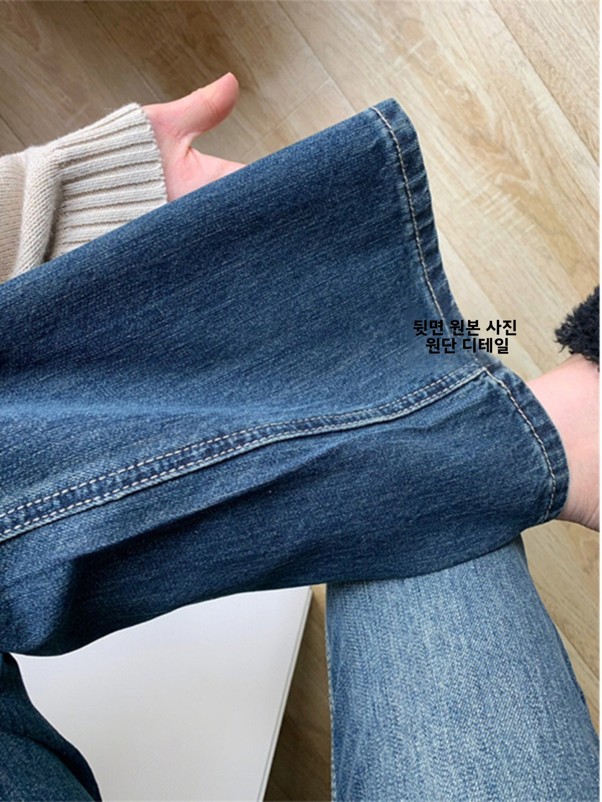 High Waist Flared Jeans Women's Spring 2025 New plus Size Retro Cover Hip Wide Leg Pants Small Straight Long Trousers