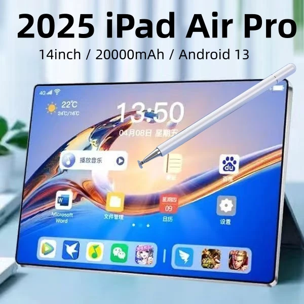 Nova versão global tablet android ipad ar pro 14 Polegada hd snapdragon 870 tablet pc 5g cartão sim duplo ou wifi google play tablets