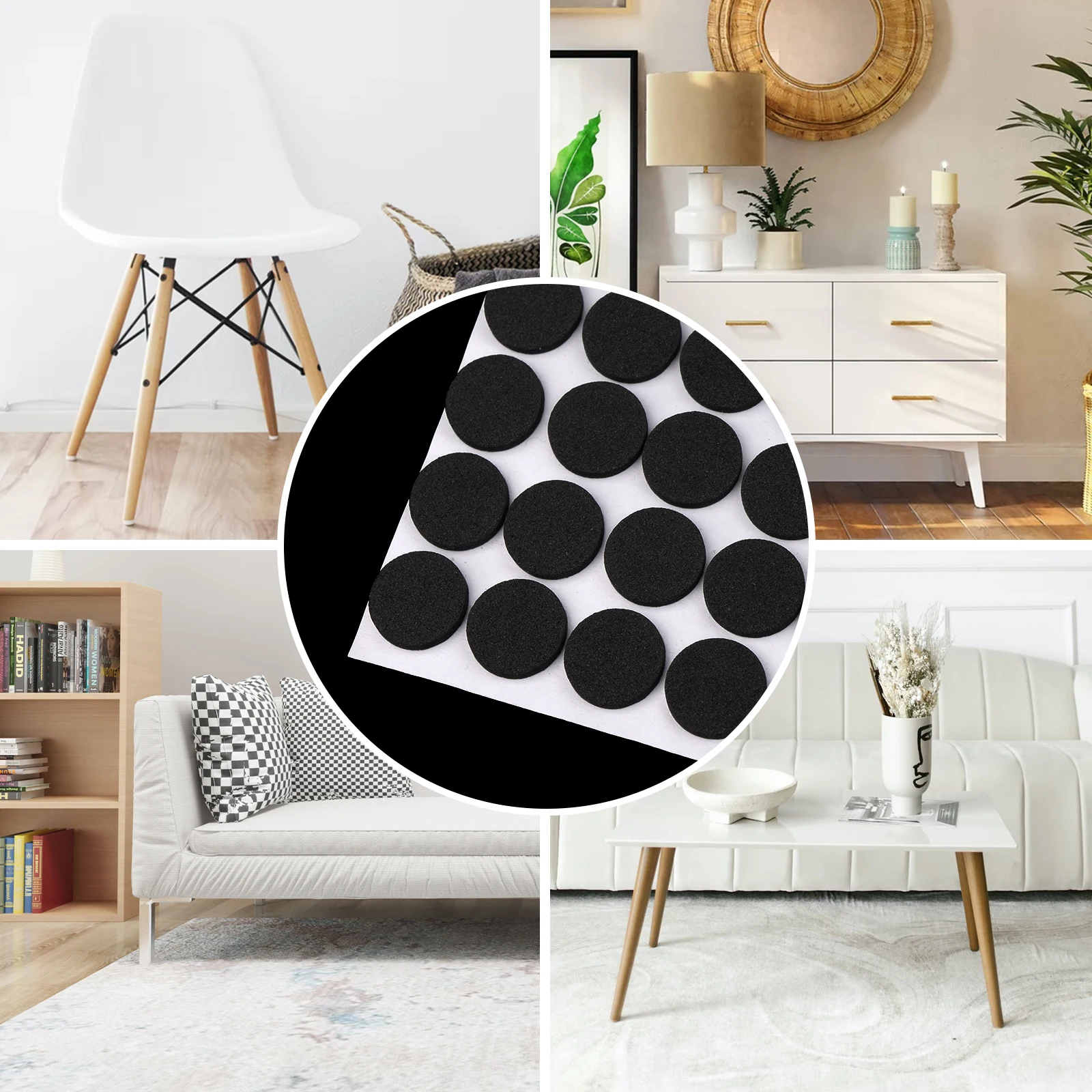 5 แผ่นเฟอร์นิเจอร์แผ่น EVA Self-Adhesive Non-SLIP โฟมยางฟุตสําหรับเฟอร์นิเจอร์ภายในบ้าน DIY อุปกรณ์,ลดเสียงรบกวน