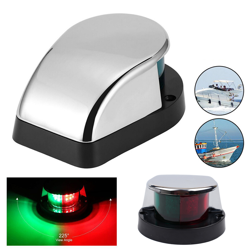 12V Boot Licht LED Marine Yacht Navigation Lichter Rot Grün Schiff Lauf Lampen Wasserdichte LED Signal Lampe