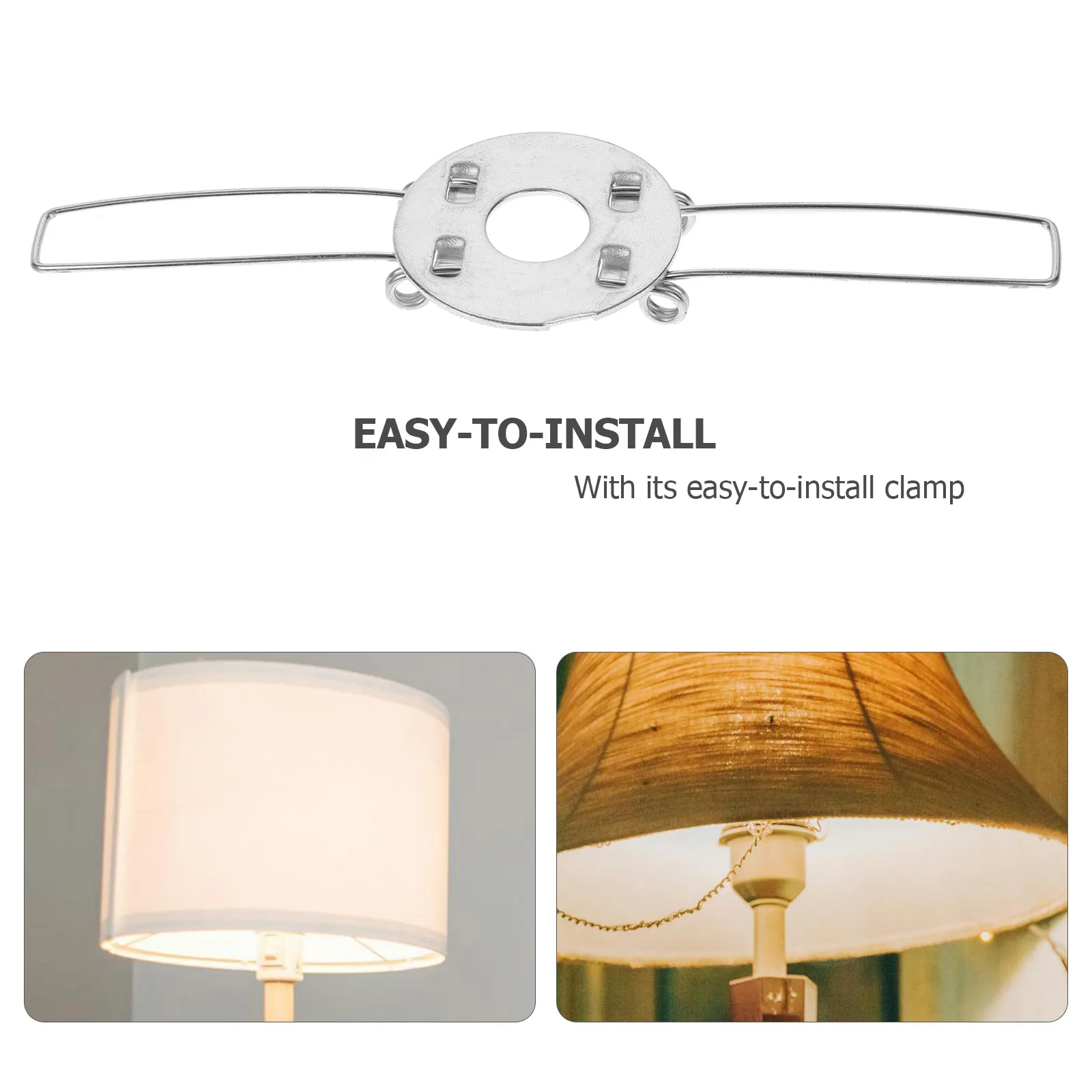 10 Stuks Lamp Houder Veerclip Vorm Gespen Beugel Adapter Lampenkap Klemmen Gegalvaniseerd Ijzer Diy Voor