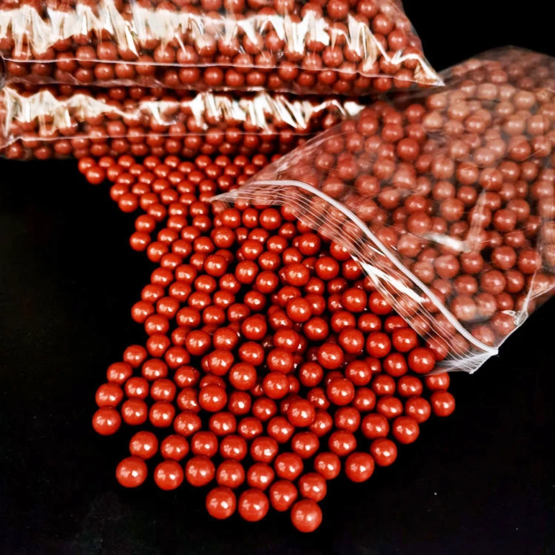 100/200/300PCS 8-9mm Veiligheidspil Katapult Kralen Harde Modder Bal Katapult Jacht Effen modder Bal Board Klei Modder Bal Schieten