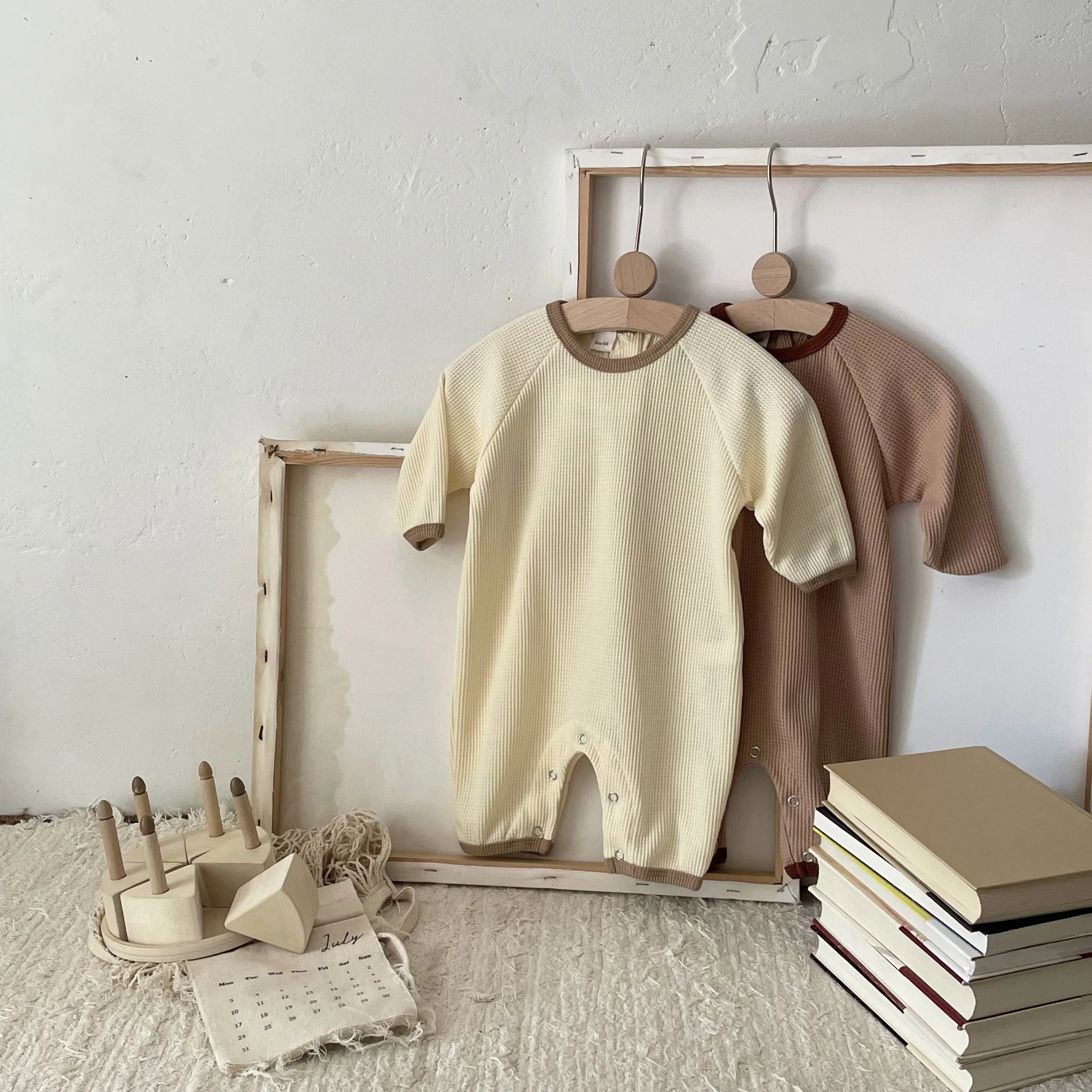 Pelele de manga larga para bebé recién nacido, mono de algodón, ropa bonita, traje de bebé, primavera y otoño