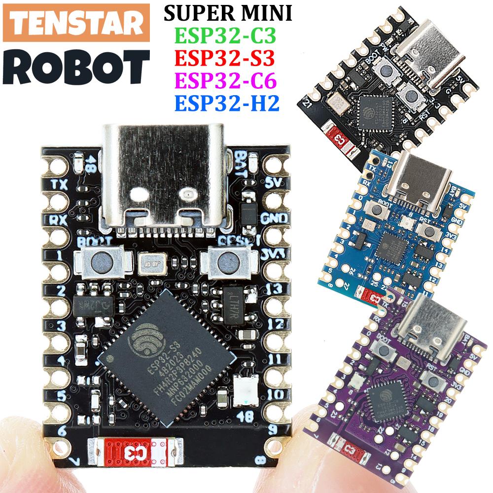 TENSTAR ESP32-S3 ESP32-C3 ESP32-H2 ESP32-C6 Placa de desarrollo WiFi Bluetooth módulo de un solo núcleo SupmerMini XIAO