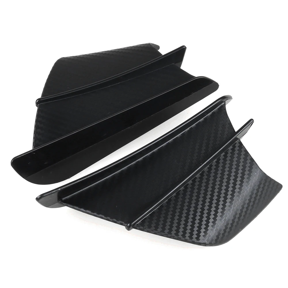 Winglet para motocicleta, spoiler lateral aerodinâmico para yamaha yzf r1 r6 r25 r7 r3 kawasaki ninja h2 h2r para bmw s1000rr abs