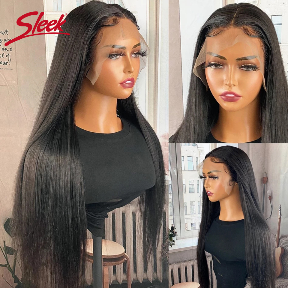 บราซิลตรง13X4 HD ลูกไม้ด้านหน้าเส้นผมมนุษย์ Wigs 220% ความหนาแน่น Pre-Plucked ผม Remy สายลูกผมสีดำ