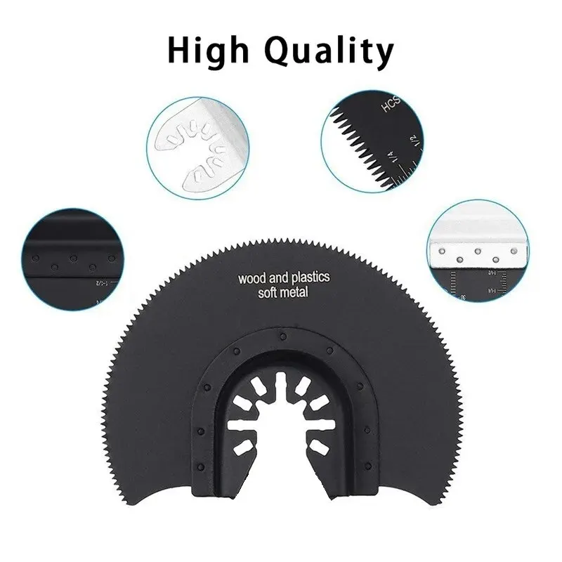 12 Stuks Multifunctioneel Zaagblad Duurzaam Houtbewerking Oscillerende Accessoires Gesloten Gat Verbinding Elektrisch Gereedschap Oscillerend Zaagblad
