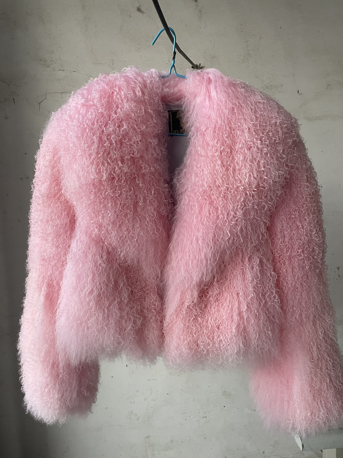 Dames Echt Mongolië Schapenbont Jas Elegant Wit Pluizig Effen Dikker Warme Lange Mouwen Jassen Winter Chic Overjas