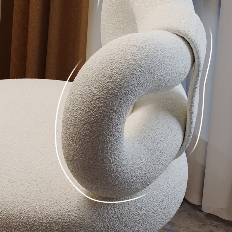 Silla de tocador sencilla y moderna, taburetes de maquillaje para el hogar, taburete con respaldo estilo crema para dormitorio de niña, silla cómoda para el hogar, recién llegado