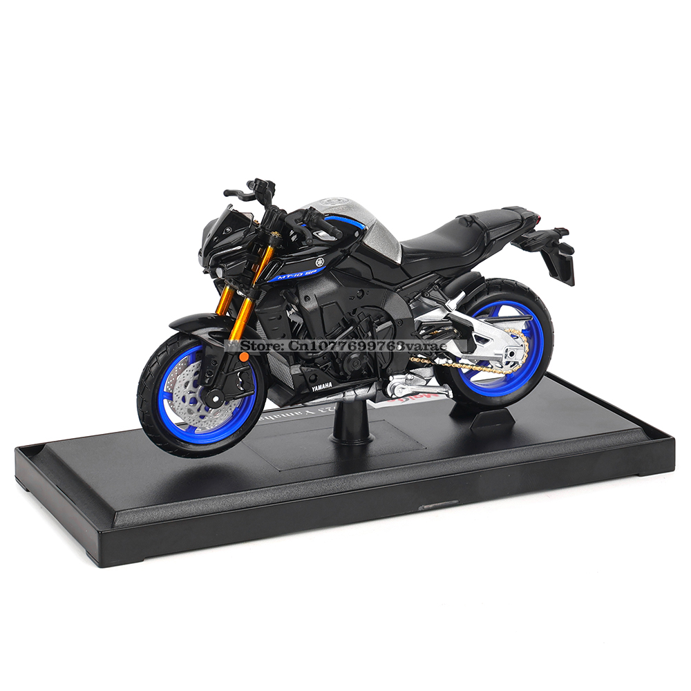 Maisto 1:18 2023 Yamaha MT10 SP 2018 FJR 1300 YZF-R1 2021 estrela original autorizado simulação liga modelo de motocicleta carro de brinquedo