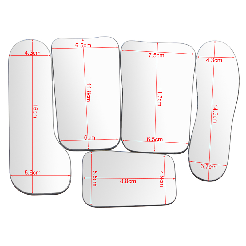 5 PCS/SET Dental Orthodontic Mirror Photography Double-Sided  Tools Glass Material Dentistry Reflector Intra Oral