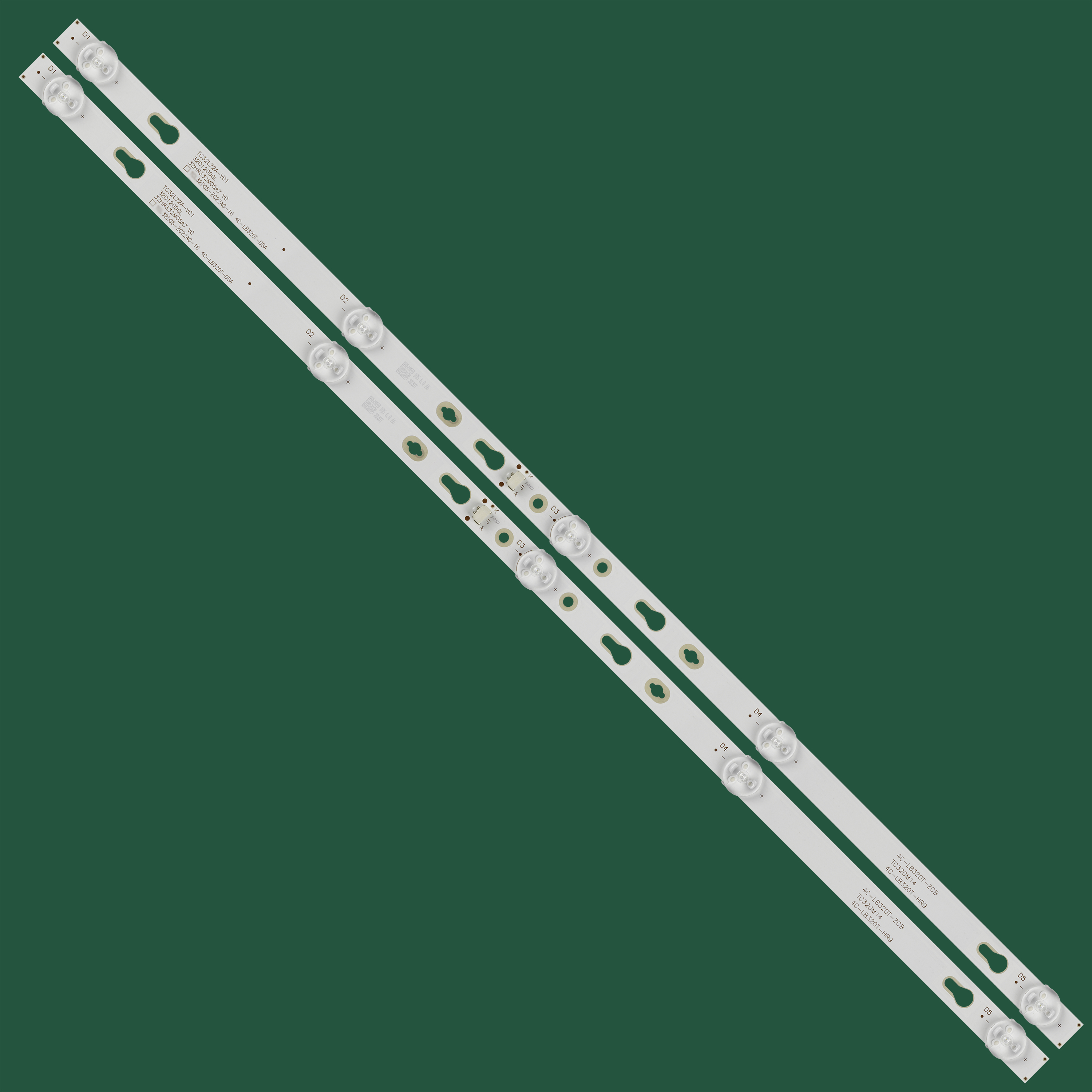 Tira de luces LED, accesorio para Thomson 32H3306 T32RTL5140 T32RTL5130 32HD3306X1 32HE5606 32HD3301 32HD3101 4C-LB320T-ZC3 ZC5 TCL32D05-ZC22AG-17