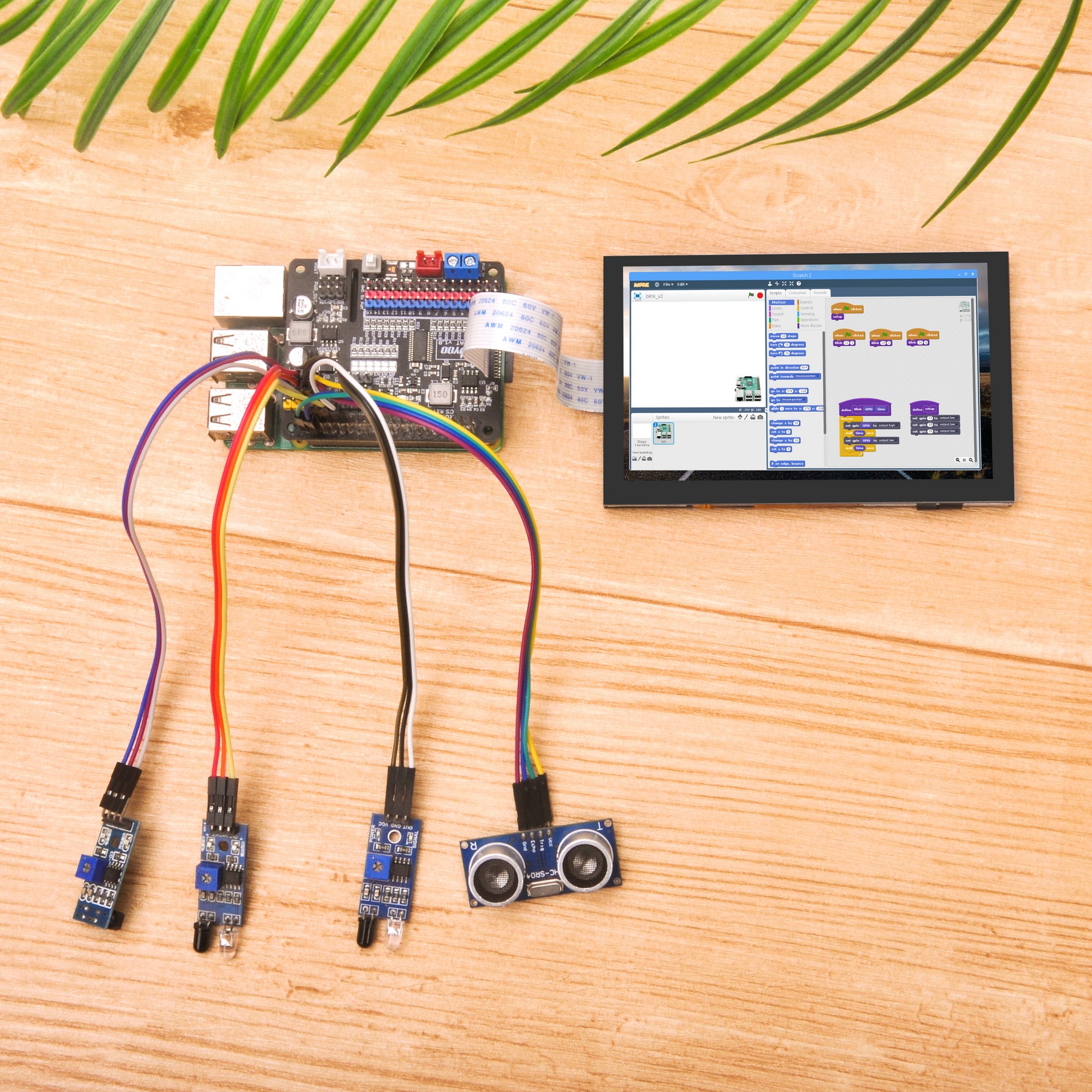 OSOYOO 5 Inch RPi5 DSI Capacitive Touch Screen LCD Display Monitor for Raspberry Pi 5 4 2 3 3B+