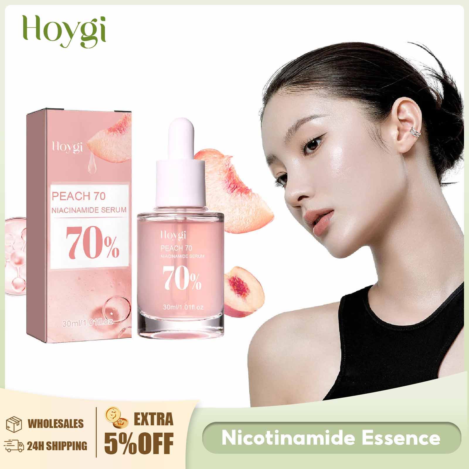 Suero Facial de niacinamida que se desvanece, melanina, rejuvenecimiento hidratante, reduce los poros, brillo suave, cuidado de la piel, suero eliminador de manchas oscuras