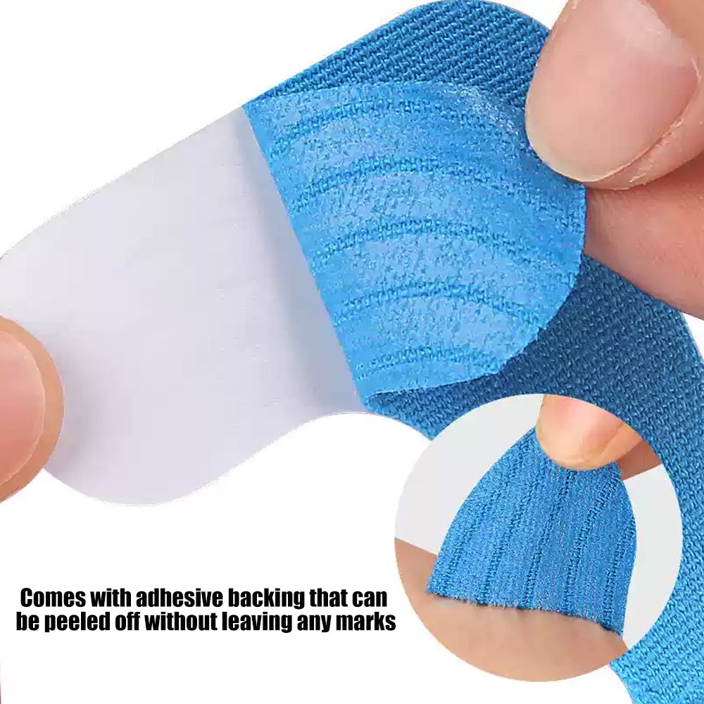 Cinta de soporte para pulgar precortada, parches autoadhesivos para kinesiología del dedo del pie, vendajes para dedos, suministros para deporte, correa elástica, 10 Uds.