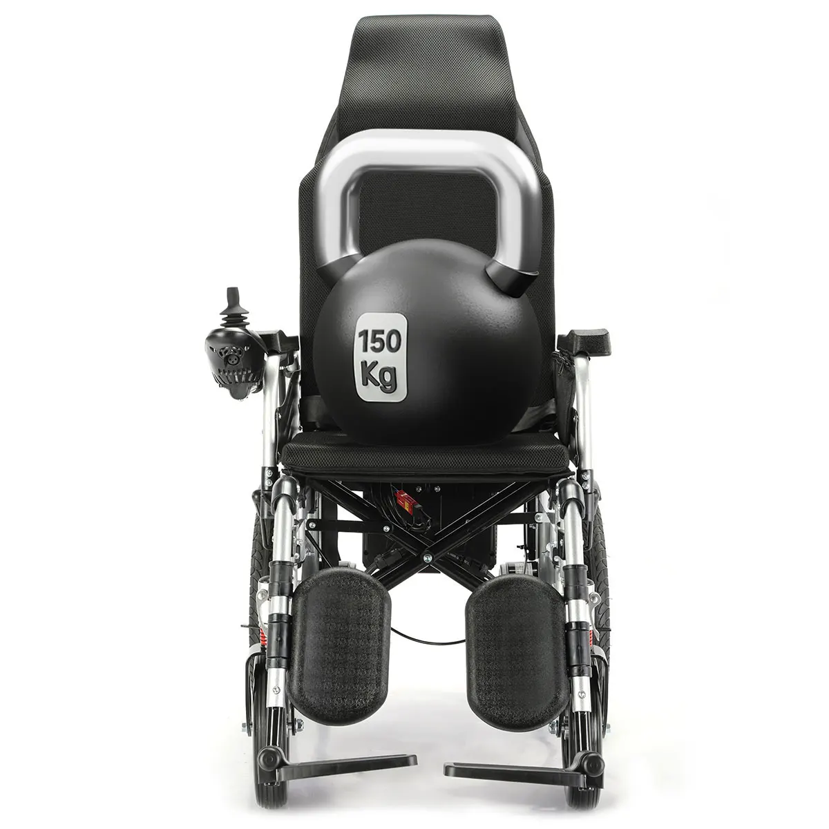 Customized High Back Reclining Power Wheelchair Fast Fold Portable All Terrain Travel Electric Wheelchair