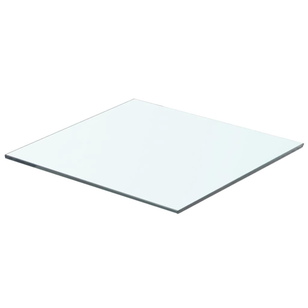 Étagères en verre Transparent 40x30 cm, lot de 2 présentoirs de rangement muraux durables pour la décoration de la maison