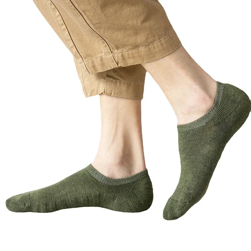 5 pares de calcetines cortos de algodón de alta calidad para hombre, calcetines tobilleros informales suaves de corte bajo, antideslizantes, transpirables, para verano y otoño 2022