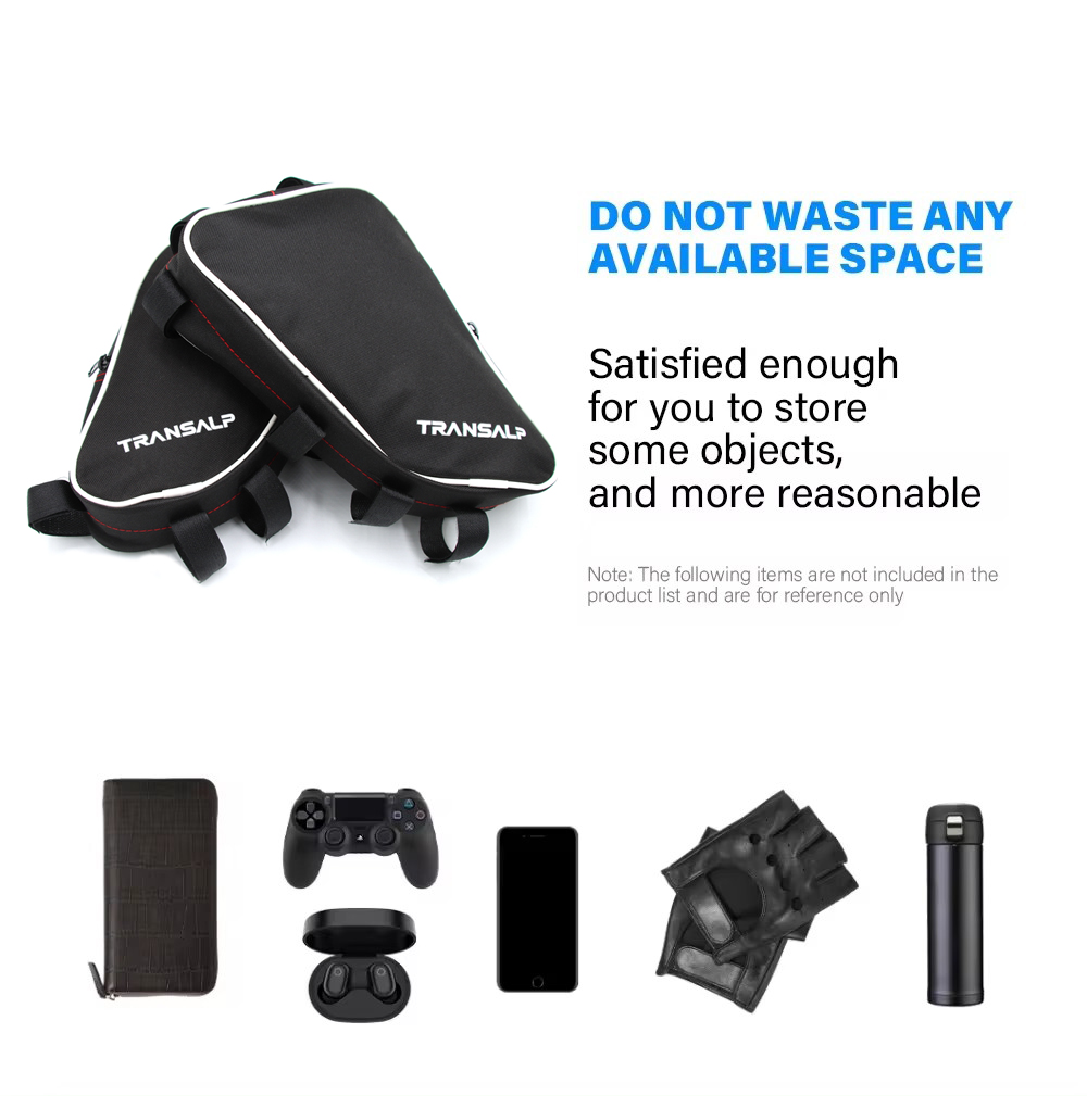 XL750 Transalp Accessories Original Bumper Repair Tool Placement Bag For Honda XL 750 Transalp Frame Crash Bars Waterproof Bag