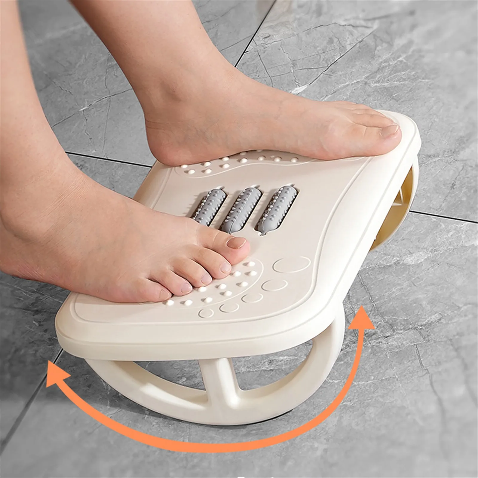 Schaukel-Fußstütze für unter dem Schreibtisch, ergonomische Schreibtisch-Beinstütze, Rocker Balance Board, bequemer Fußhocker für den Schreibtisch, Heimbüro