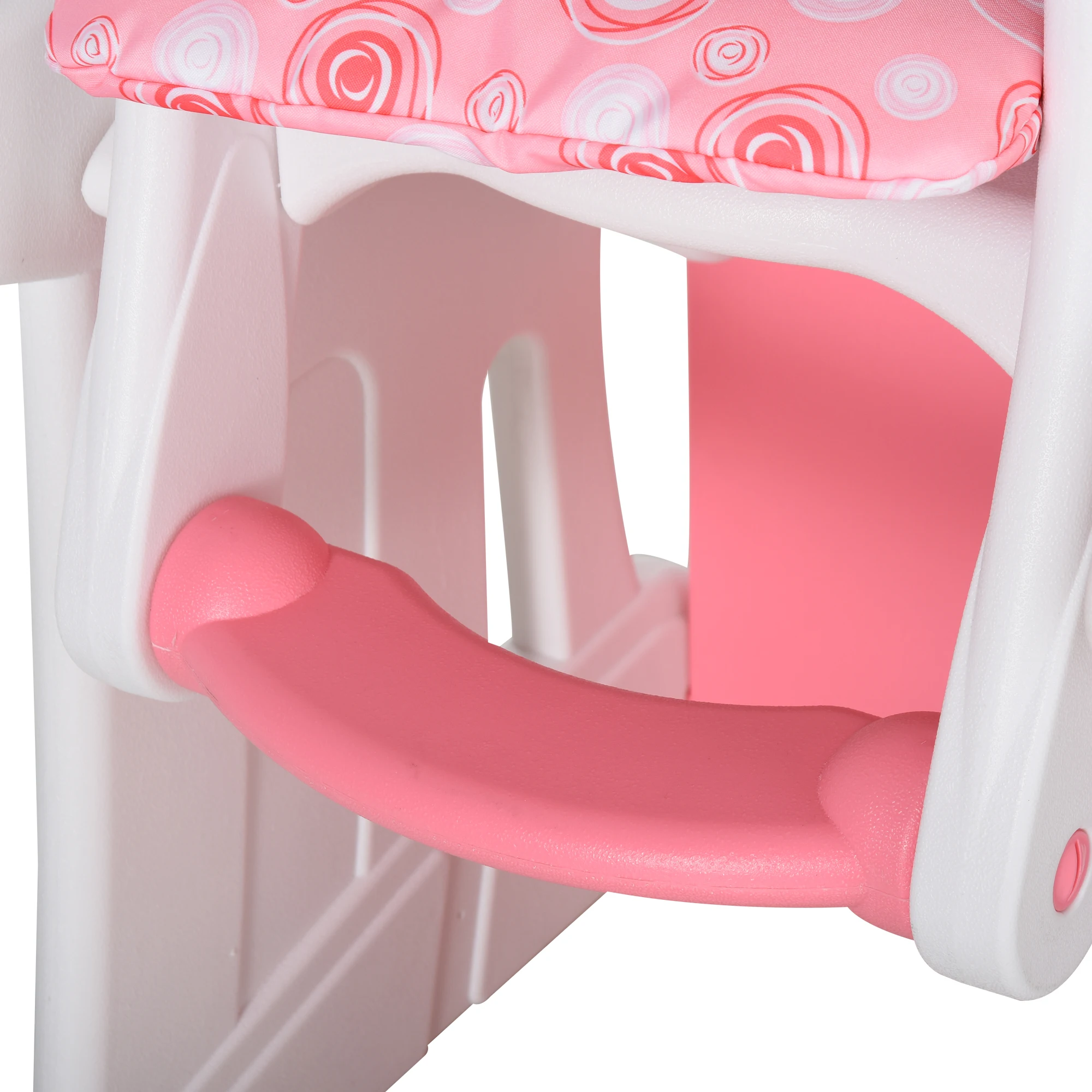 HOMCOM 3 w 1 dla dziecka Trona 6 miesięcy wielofunkcyjne regulowane 3-kierunkowe oparcie 57x59x105 cm
