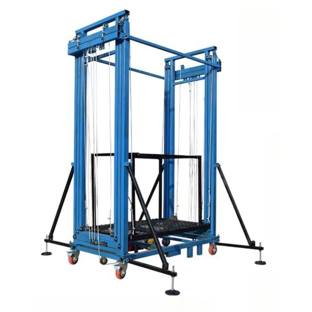 Electric scaffolding foldable mobile lifting platform construction site decoration fully automatic remote control