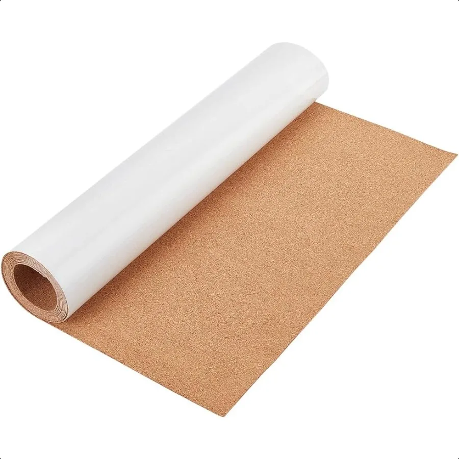 78x16 Inch SelfAdhesive Cork Roll 1mm Thick Backed Cork Boards Mat Strong SelfAdhesive Corkboard for Wall Furnitures Decoration