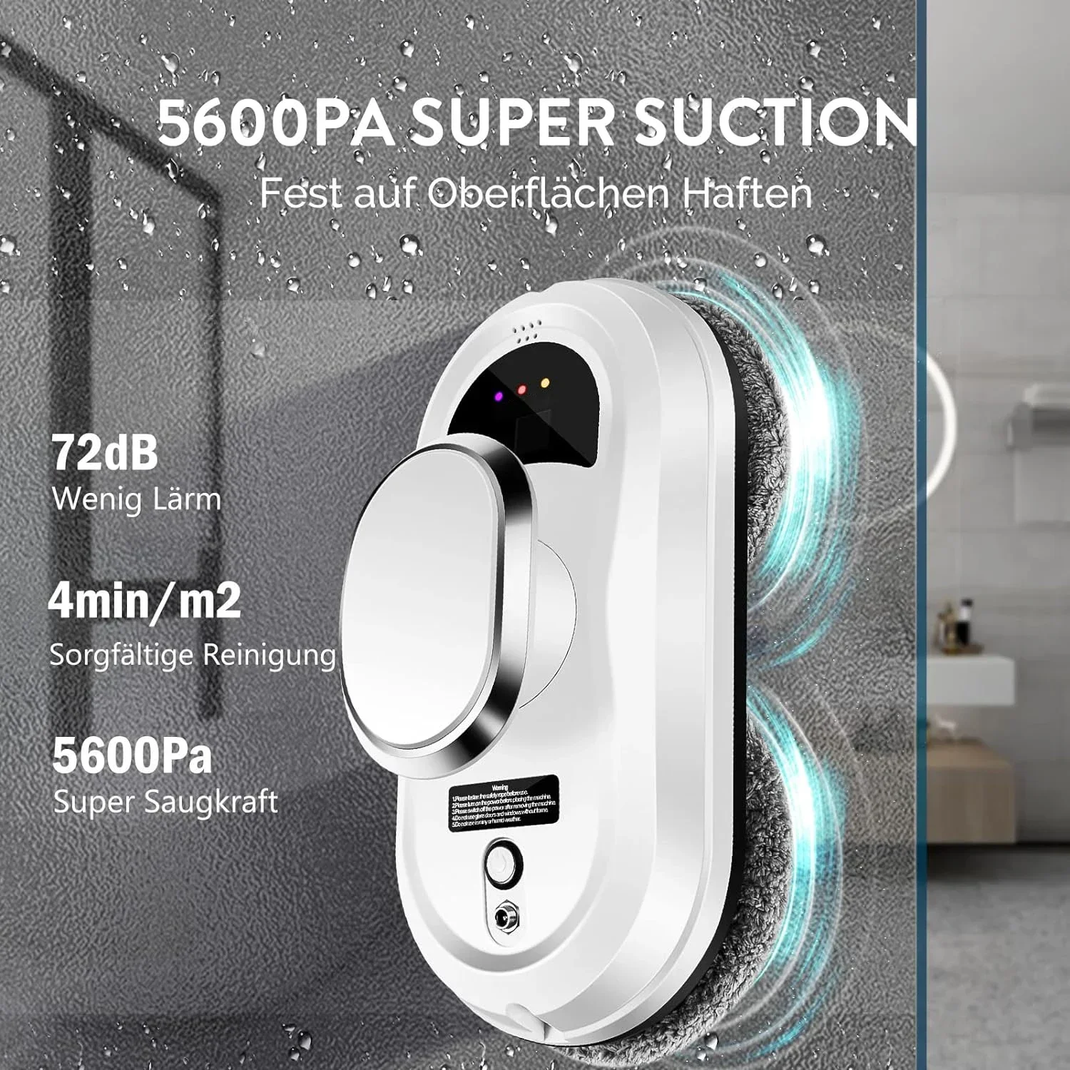 Intelligente Fensterreinigung Roboter Staubsauger Roboter Fensterreiniger Elektrische Glas limpiacristales Fernbedienung für Zuhause