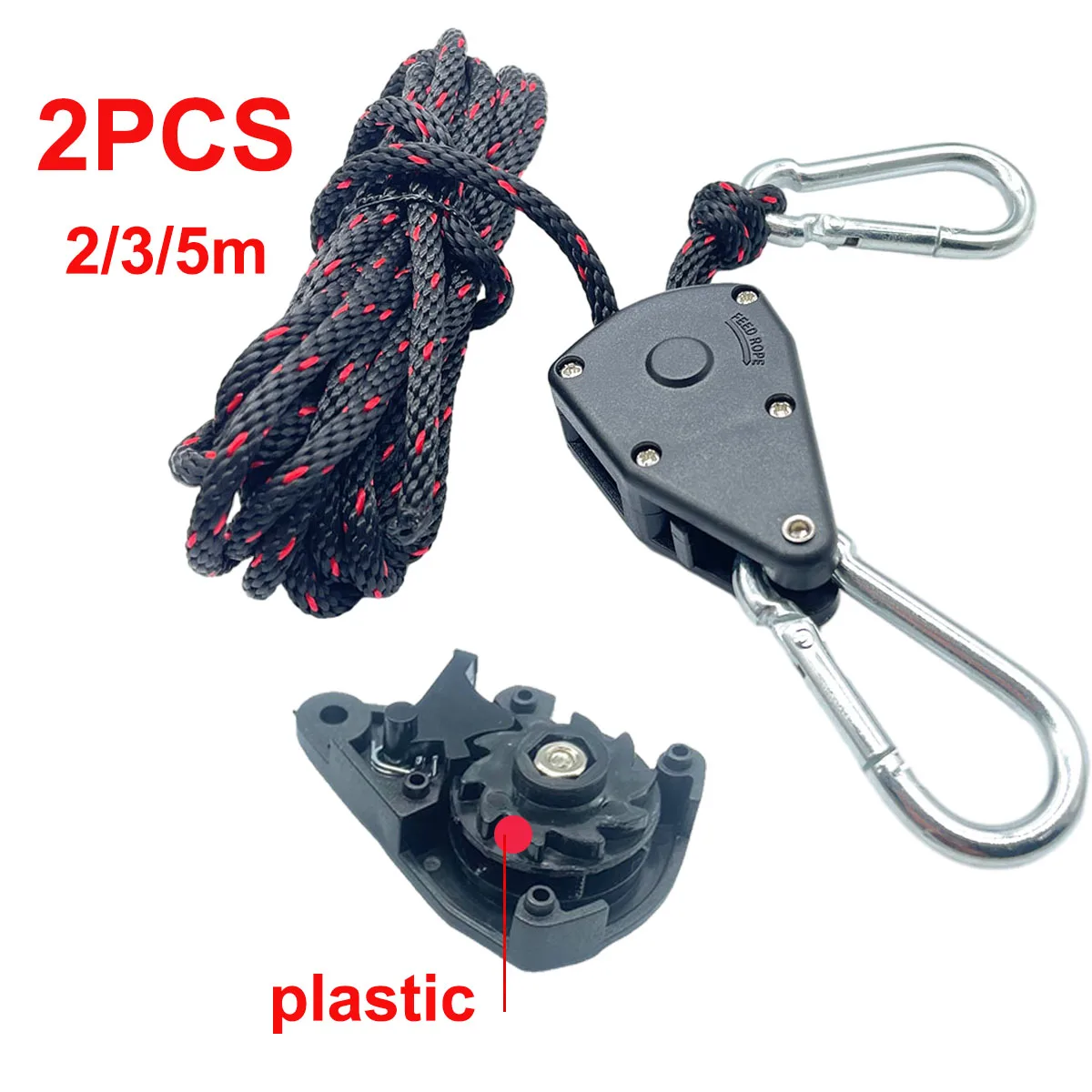 4mm Camping Zelt Binden Seil Spanner Befestigungs Riemenscheibe Ratsche Kleiderbügel Markise Seil Haken Baldachin Schnalle Seil Anziehen Werkzeug