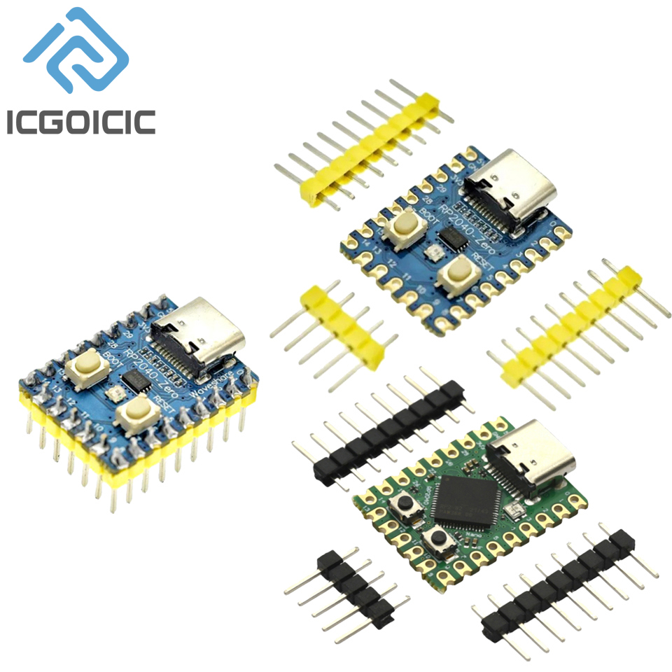 RP2040-Zero RP2040 สําหรับ Raspberry Pi ไมโครคอนโทรลเลอร์ PICO Development Board โมดูล Dual-core Cortex M0 + โปรเซสเซอร์ 2MB Flash