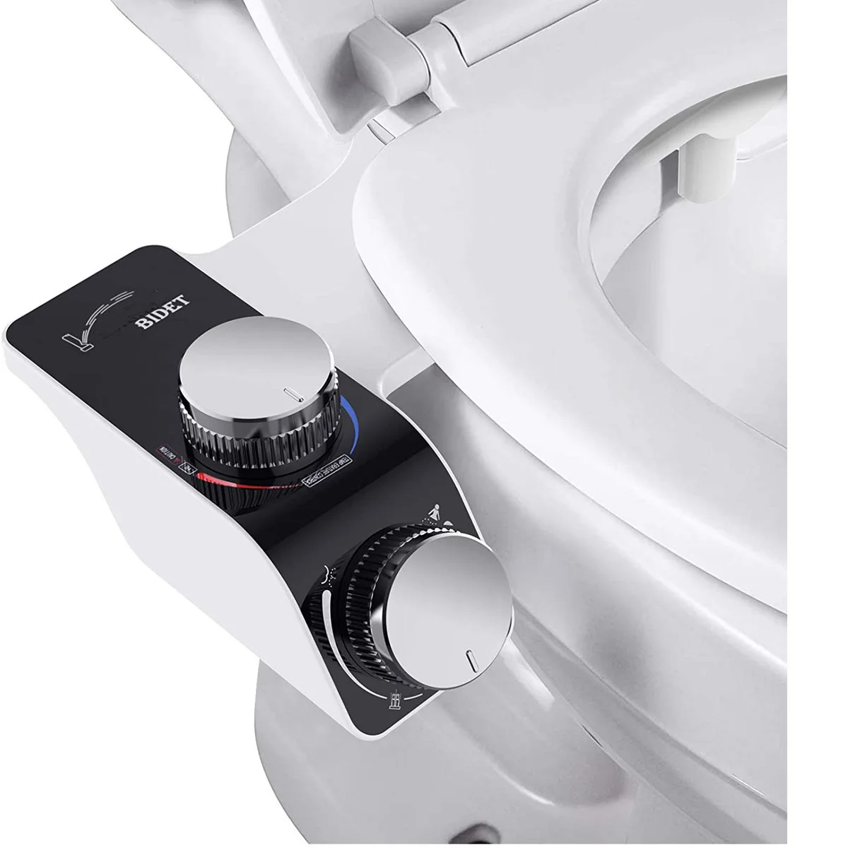 1 ensemble de dispositif de lavage féminin facile à installer, nettoyeur de corps chaud et froid, aucune électricité requise, nettoyeur Anal intelligent pour siège de toilette
